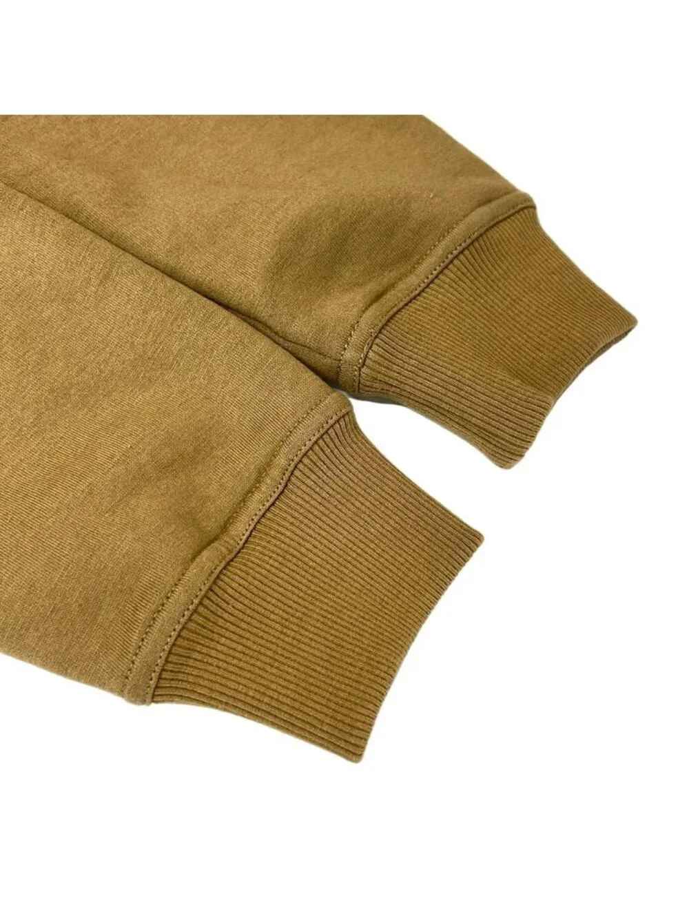 Hermes Hoodie S Hooded Jogging Sweater Light Brown Leather Detail